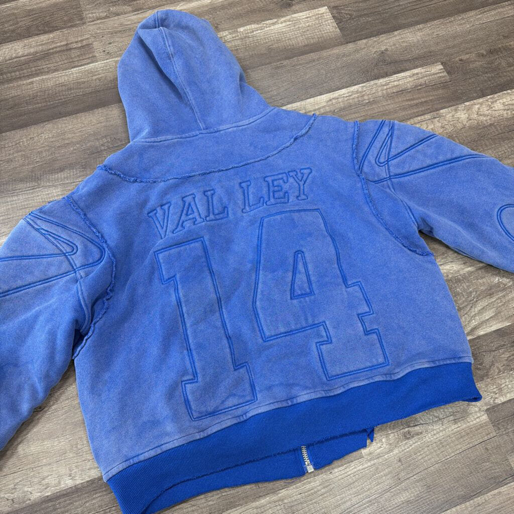 Vale Forever Blue Armor Zip Hoodie