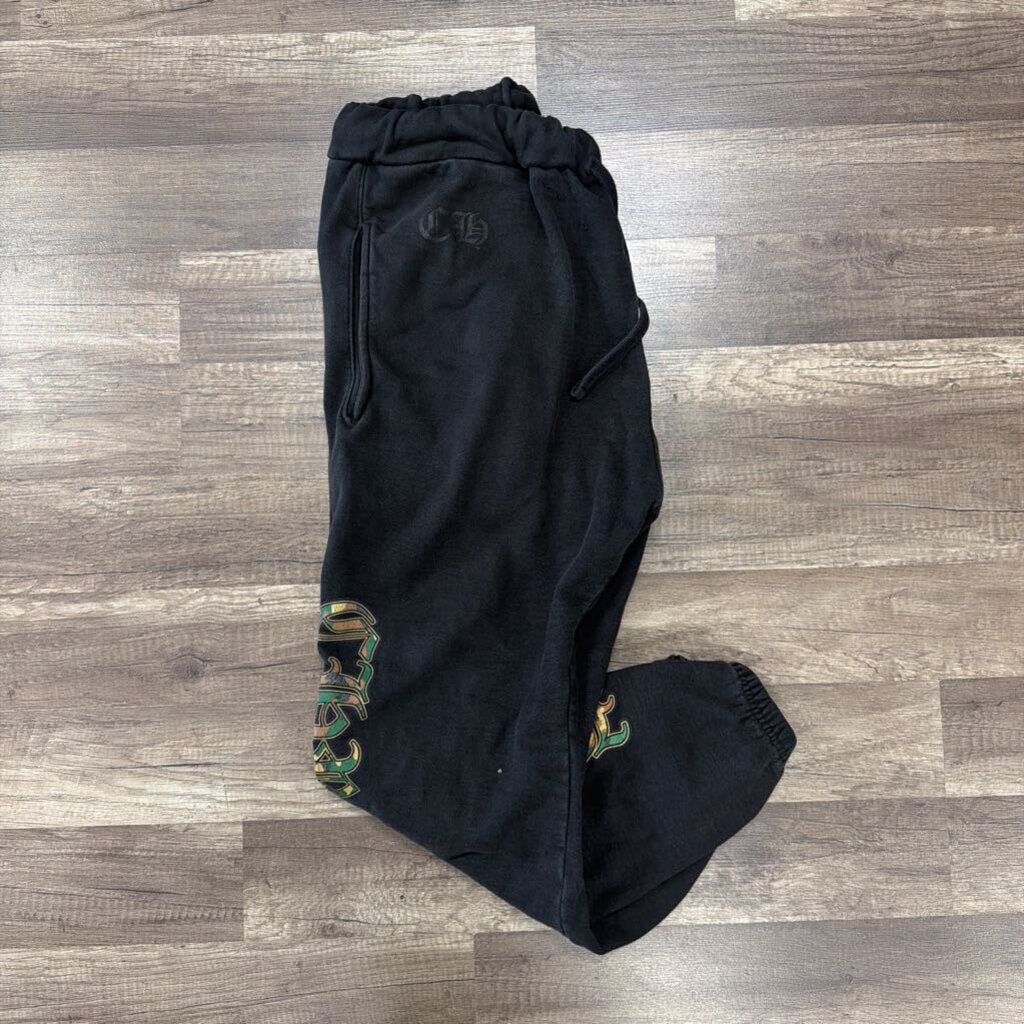 Chrome Hearts Sweatpants Black Camo Cross