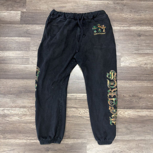 Chrome Hearts Sweatpants Black Camo Cross