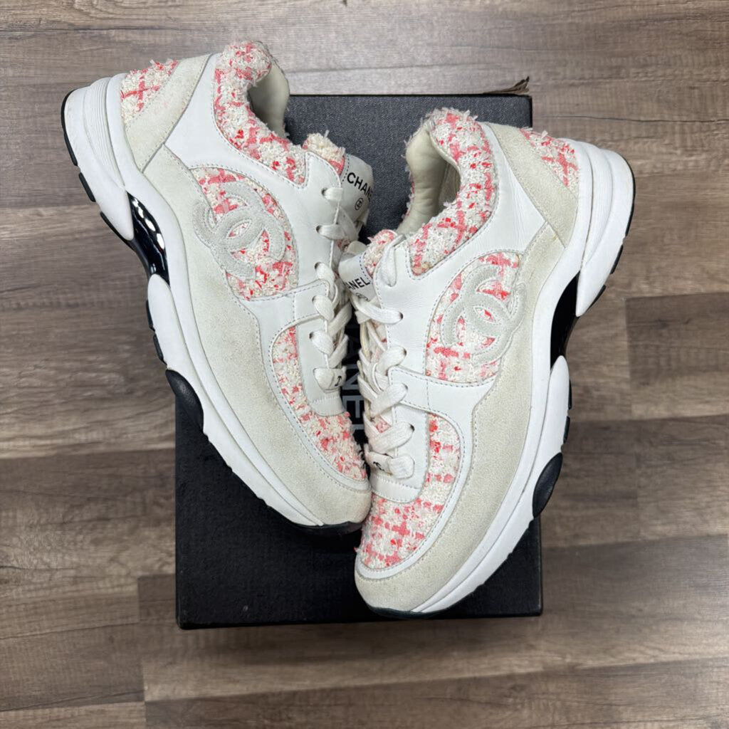 Chanel Trainer White Pink
