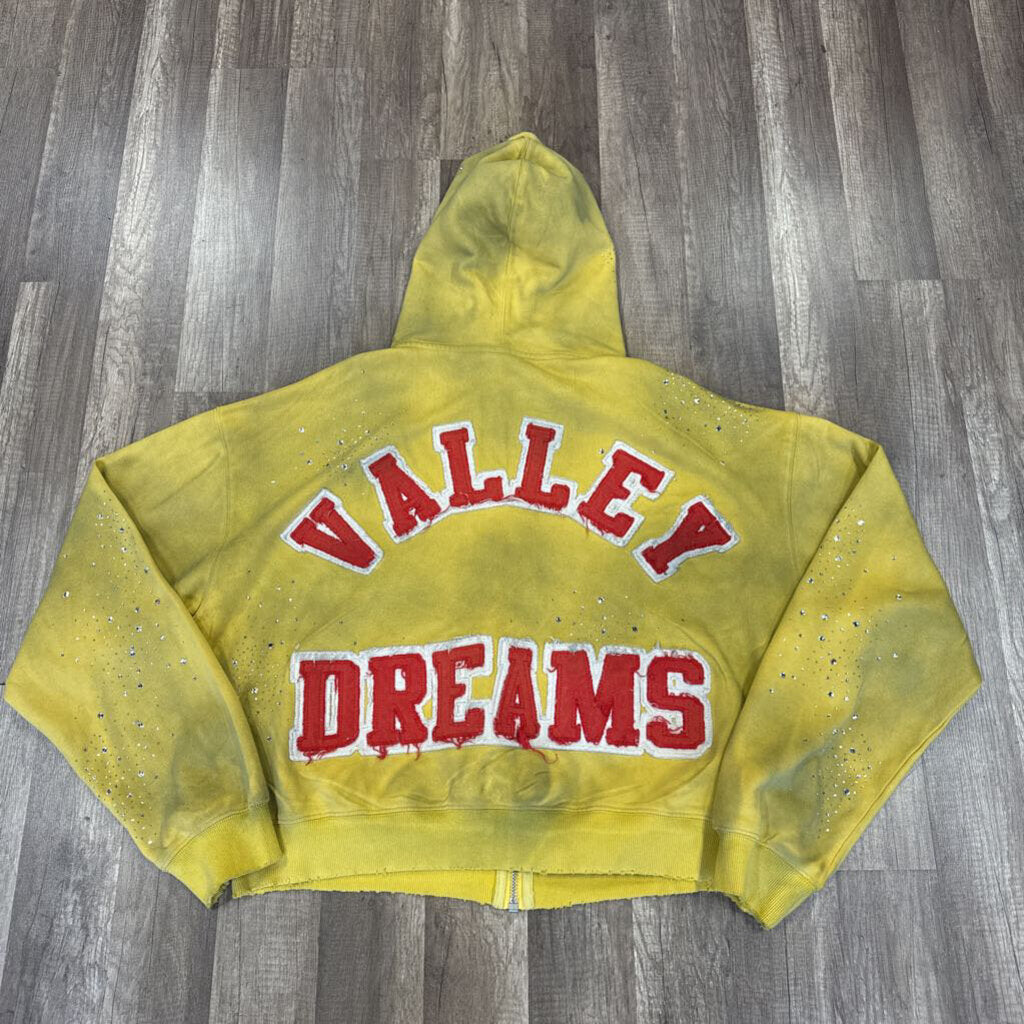 Vale Yellow Crest Zip Up
