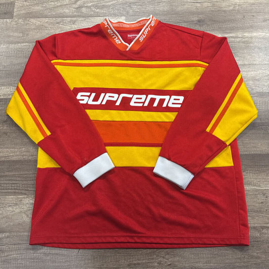 Supreme Soccer Jersey L/S Red