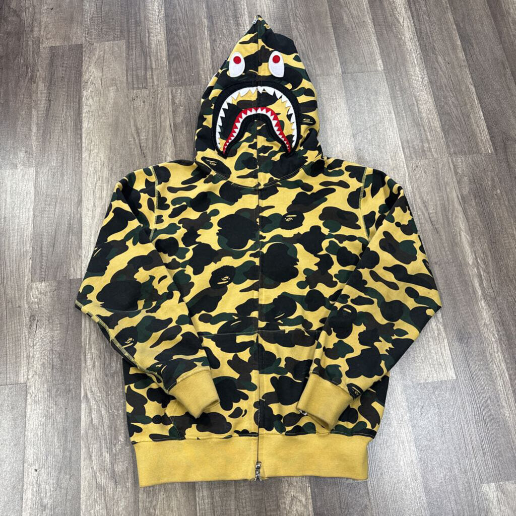 Bape shark zip hoodie camo star