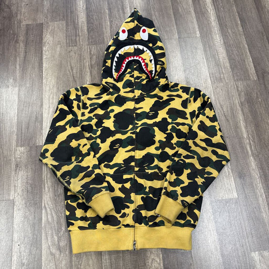 Bape shark zip hoodie camo star