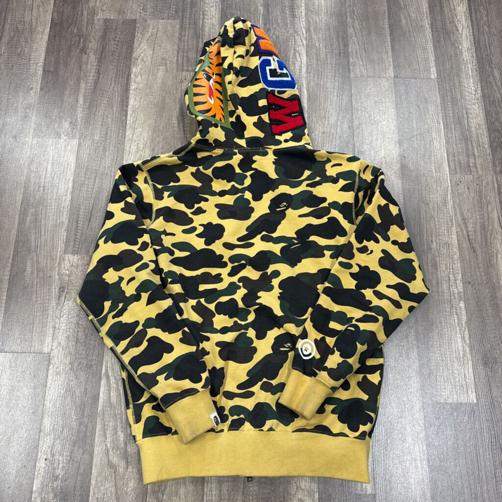 Bape shark zip hoodie camo star