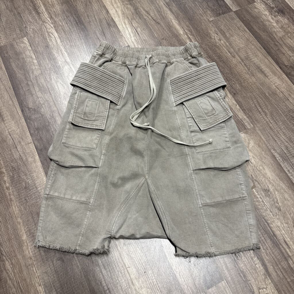 Rick owens cargo short pale green