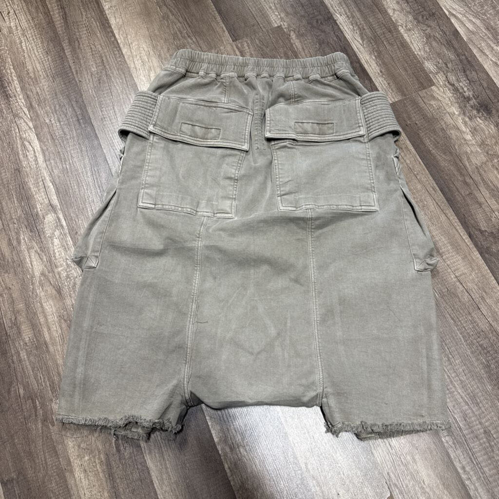 Rick owens cargo short pale green