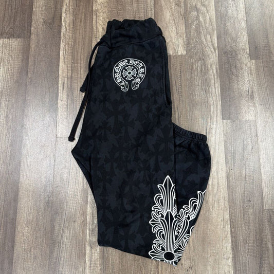 Chrome Hearts All Over Cross Print Sweatpants