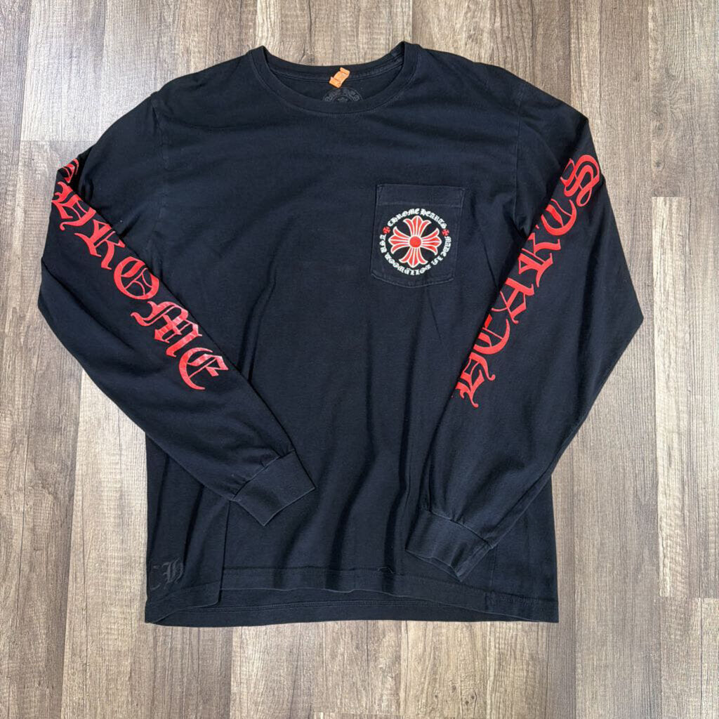 Chrome Hearts long sleeve black Red Cross