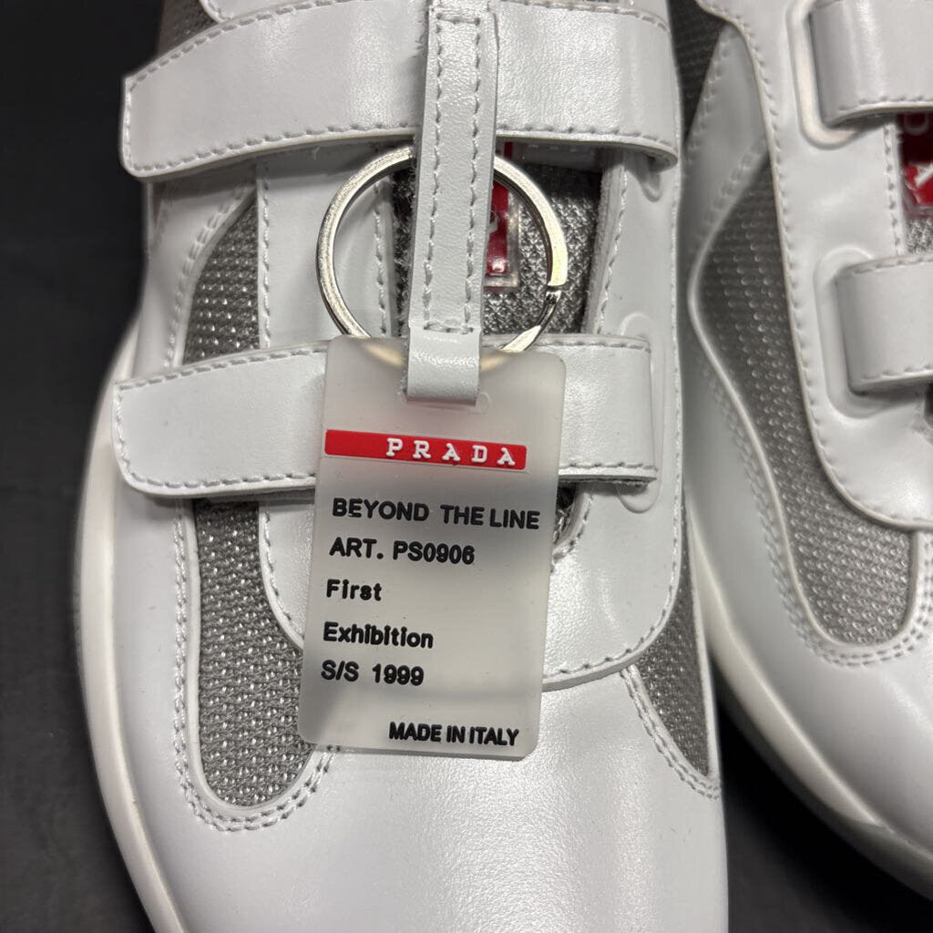 Prada America Cup White Grey