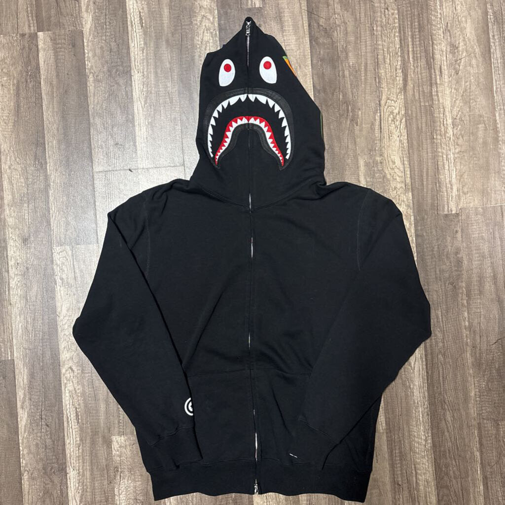 Bape Zip Up Black Shark