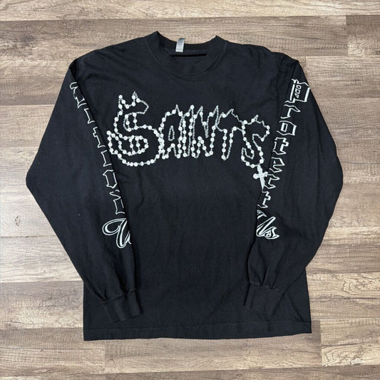Saints defend and protect long sleeve black