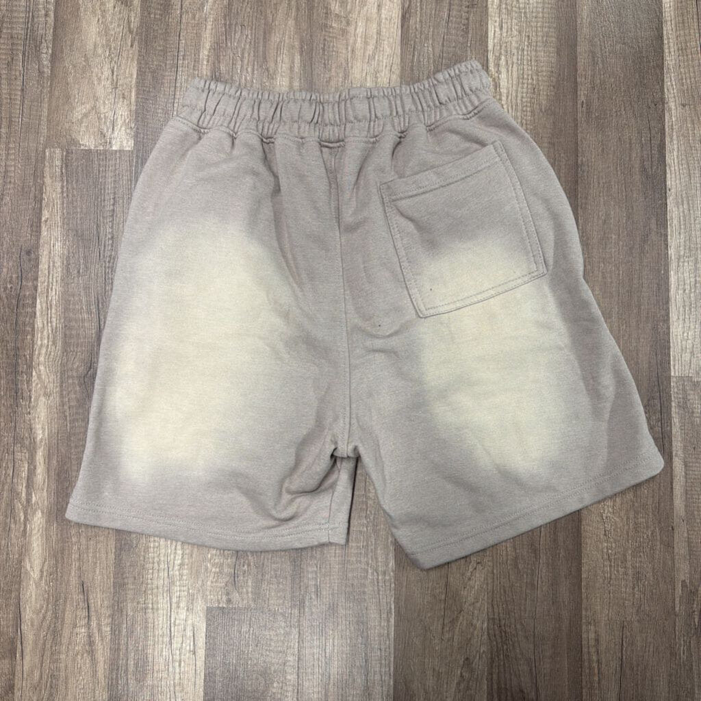 Saints Skull Shorts Beige