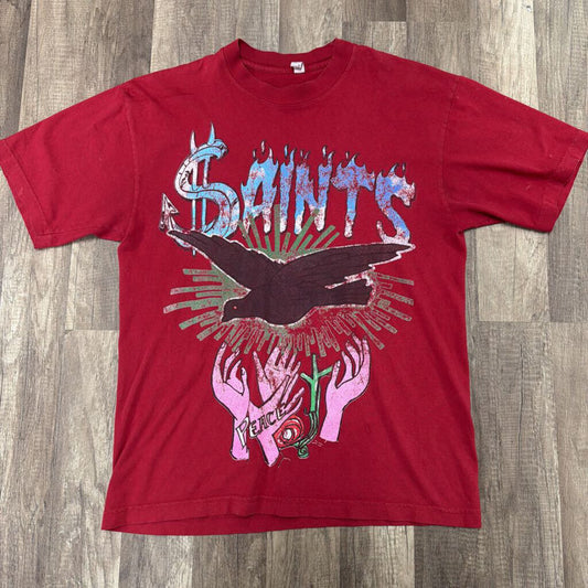 Saints Red Peace Shirt