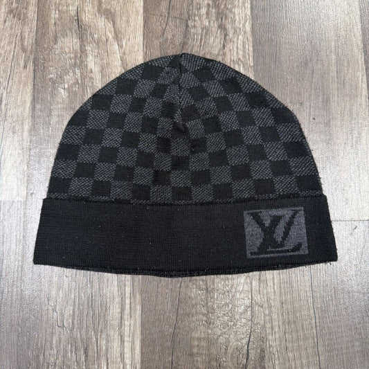 Louis Vuitton Beanie Black and Grey