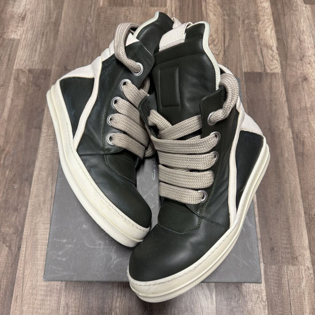 Rick Owens Geobasket Green Puff