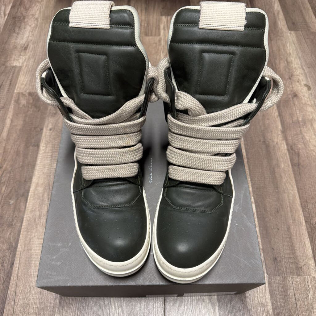 Rick Owens Geobasket Green Puff