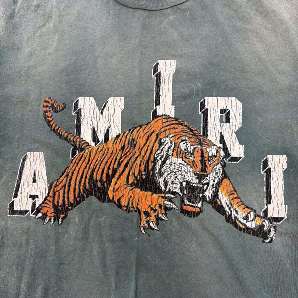 Amiri Tiger Shirt Olive