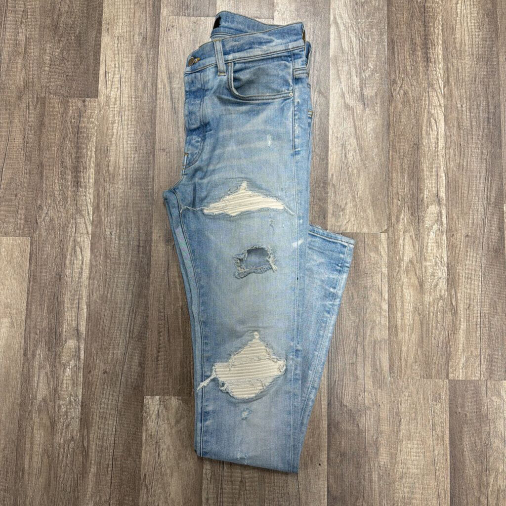 Amiri Mx-1 White Patch Jeans