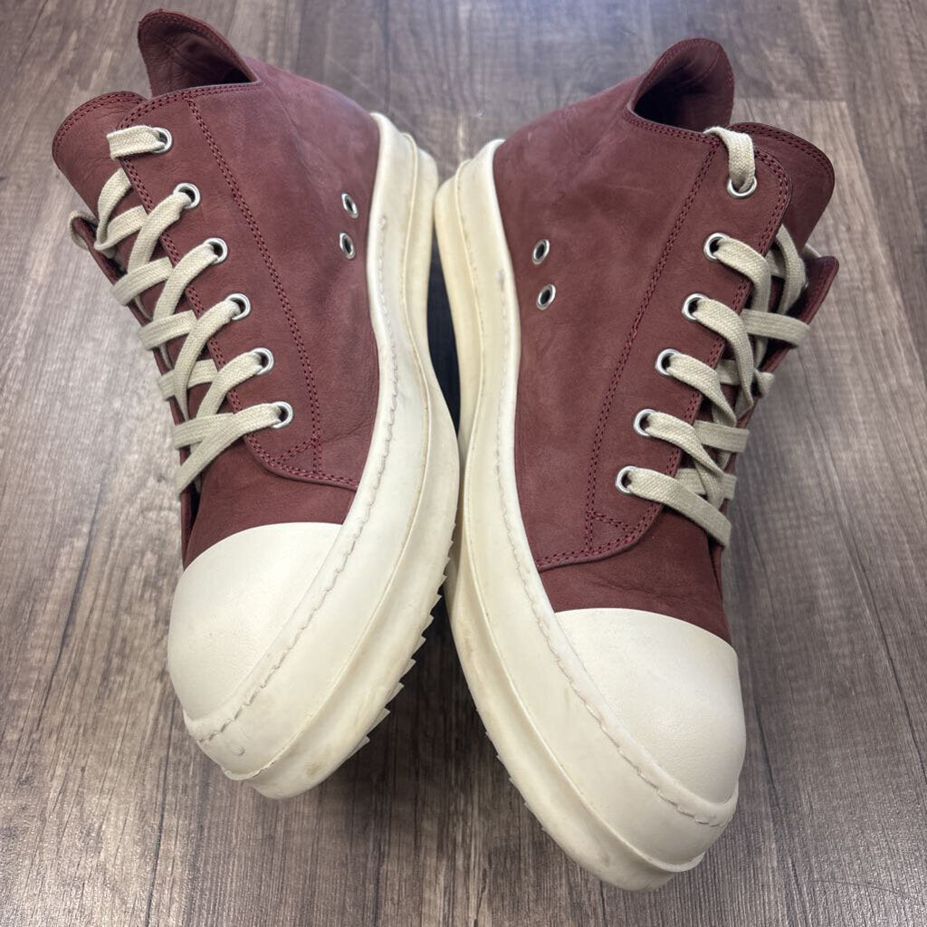 Rick Owens low Burgundy suede (NO BOX)