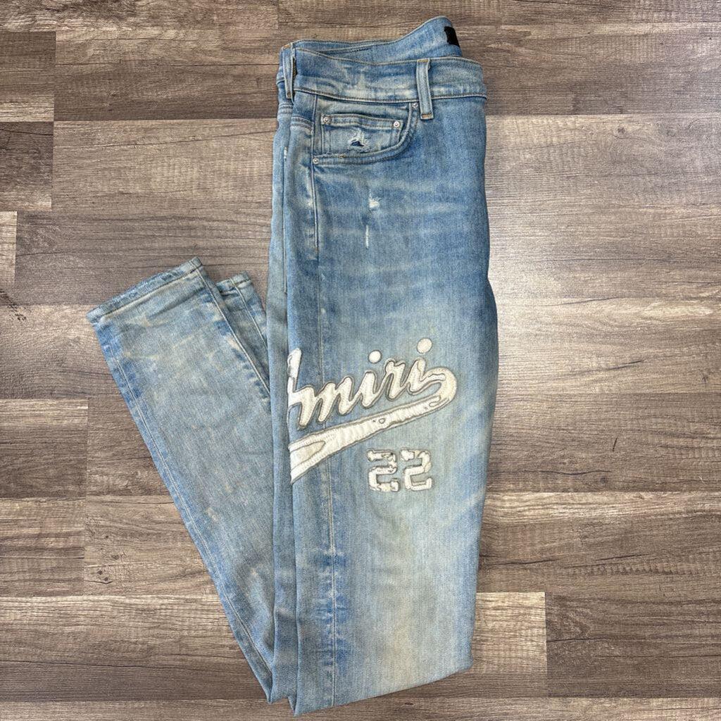 Amiri Jean MX1 White Varsity Logo