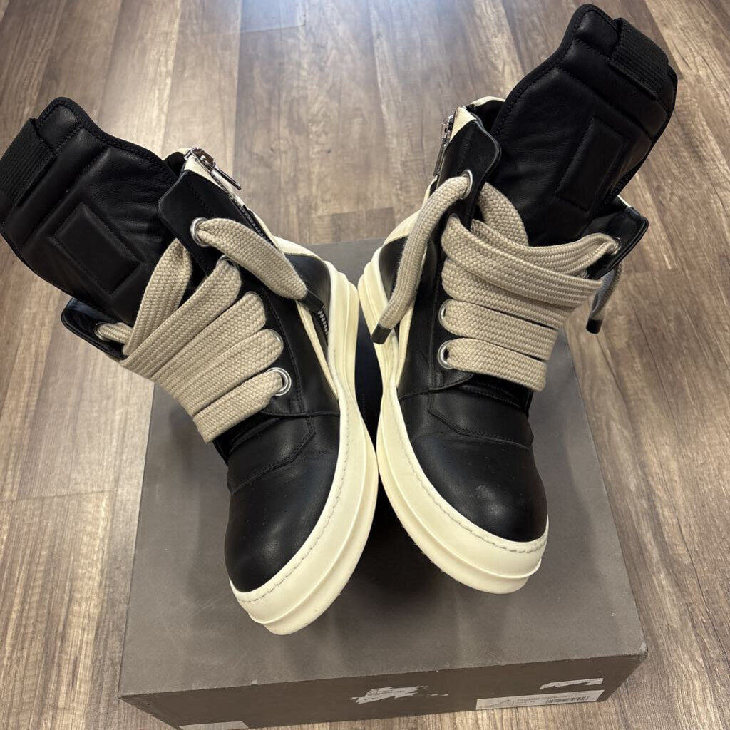Rick Owens Jumbo Lace Geobasket Black