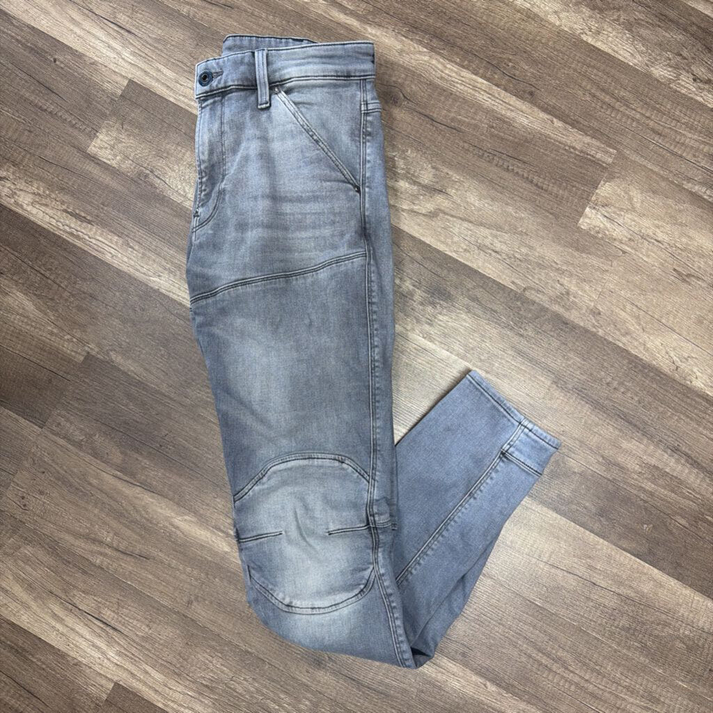 G Star Jean Zip Knee Grey