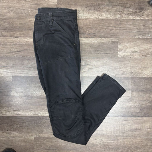 G Star Jean Zip Knee Black