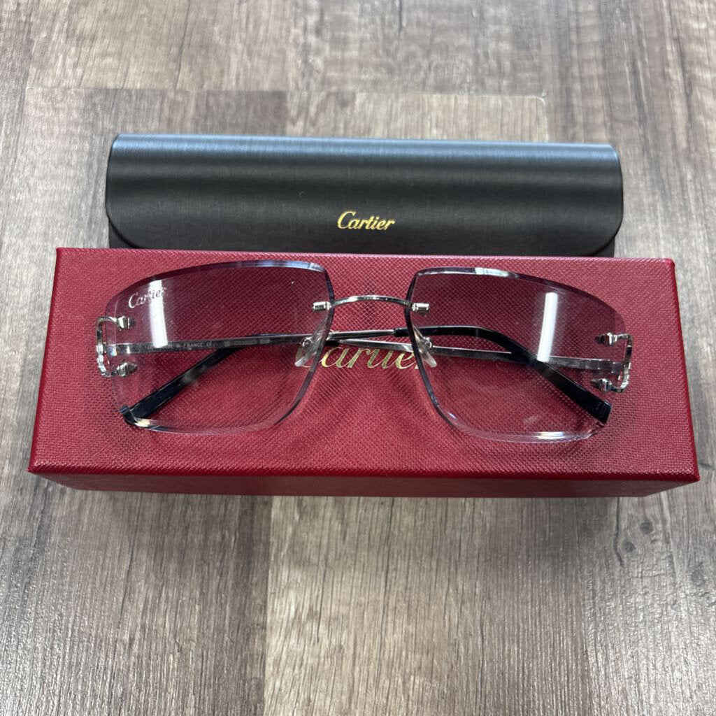 Cartier Glasses Tinted black