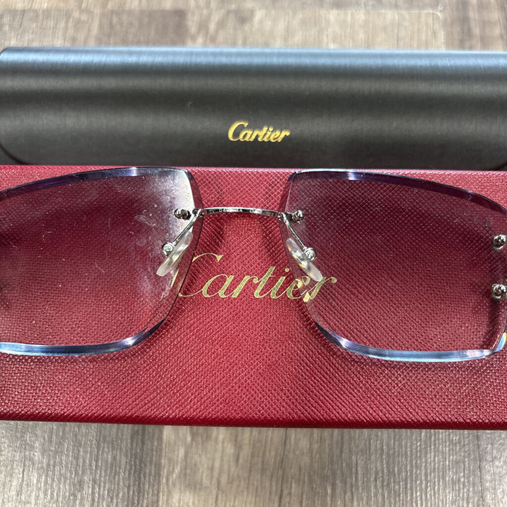 Cartier Glasses Tinted black