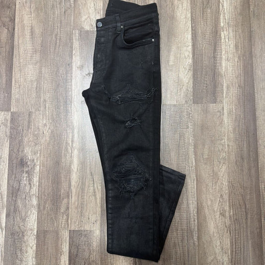 Amiri Jean Black Patch Wax