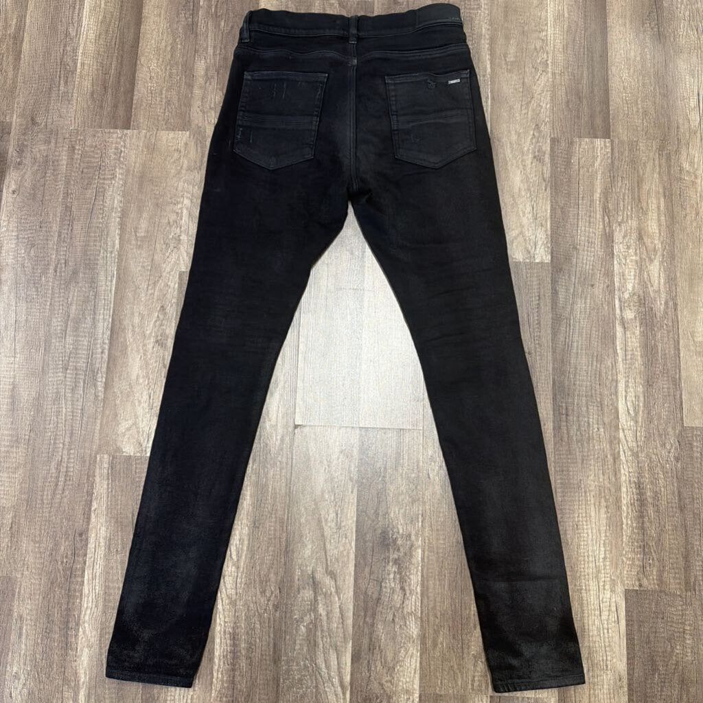 Amiri Jean Black Patch Wax