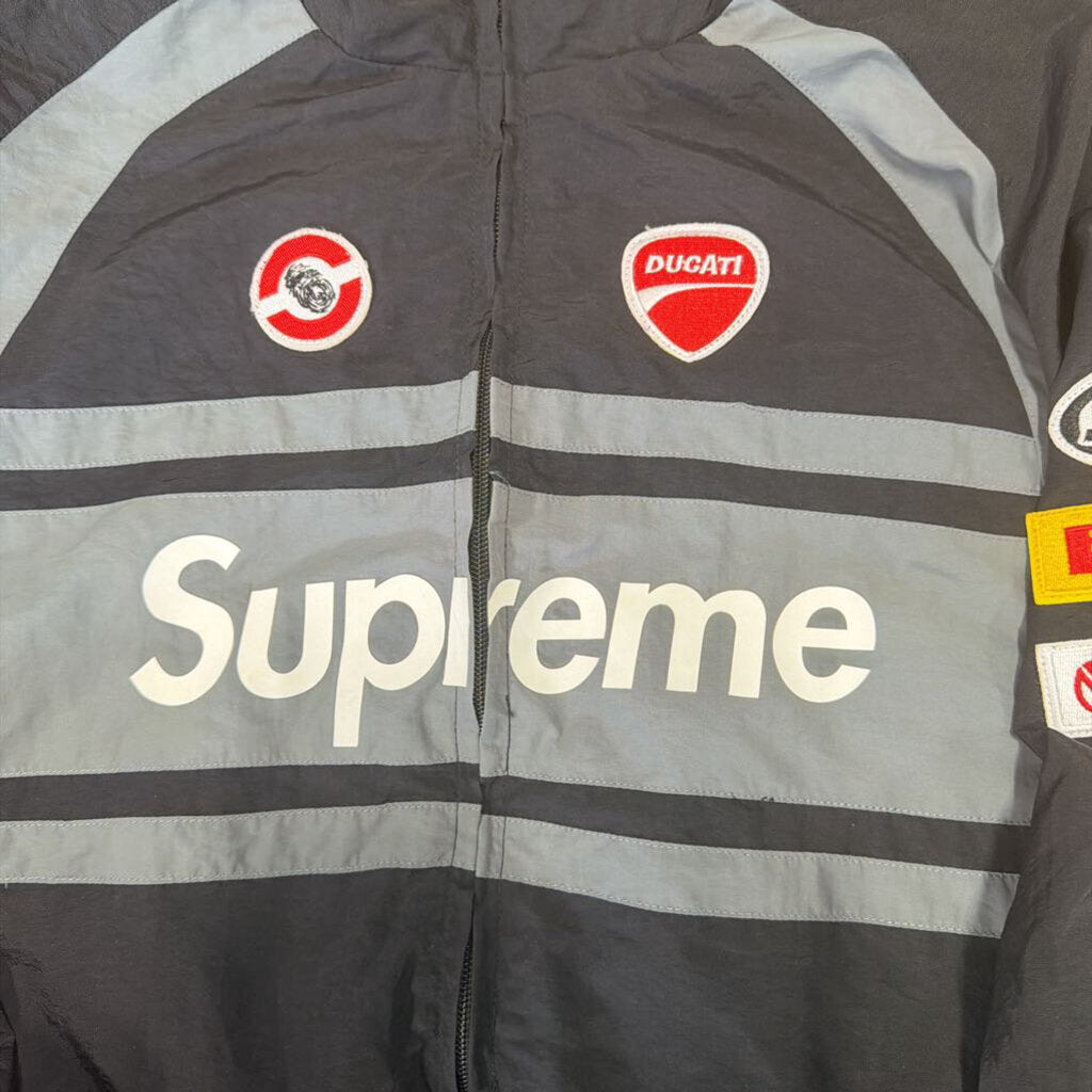 Supreme Ducati Black Zip Jacket