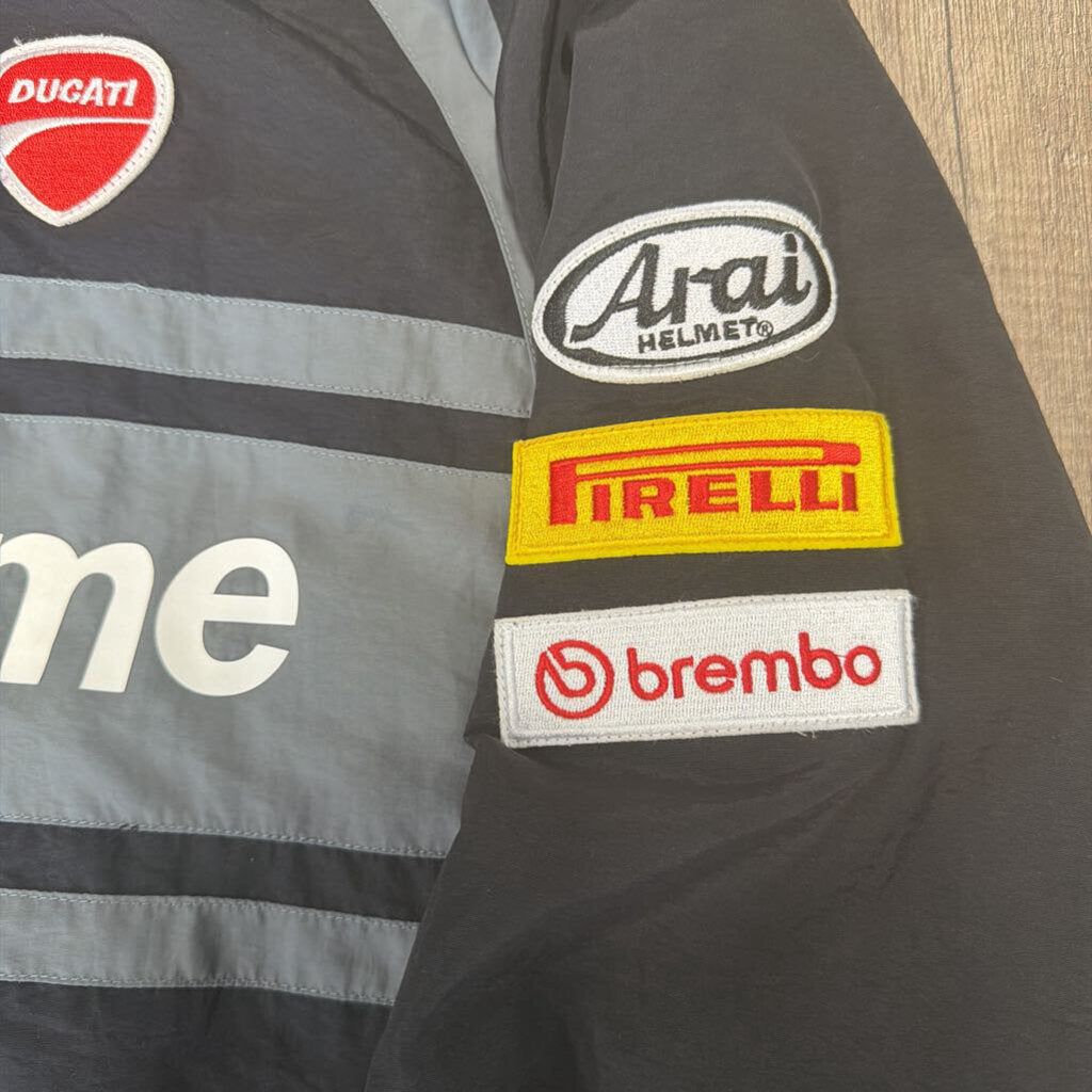 Supreme Ducati Black Zip Jacket