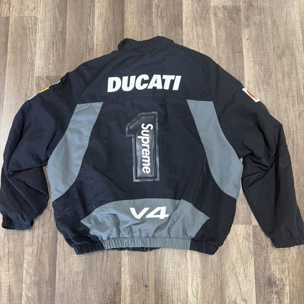 Supreme Ducati Black Zip Jacket