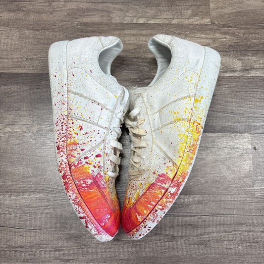 Maison Margiela Replica White Canvas Red Paint Splatter (NO BOX)