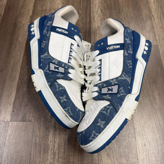 Louis Vuitton Trainer White Denim