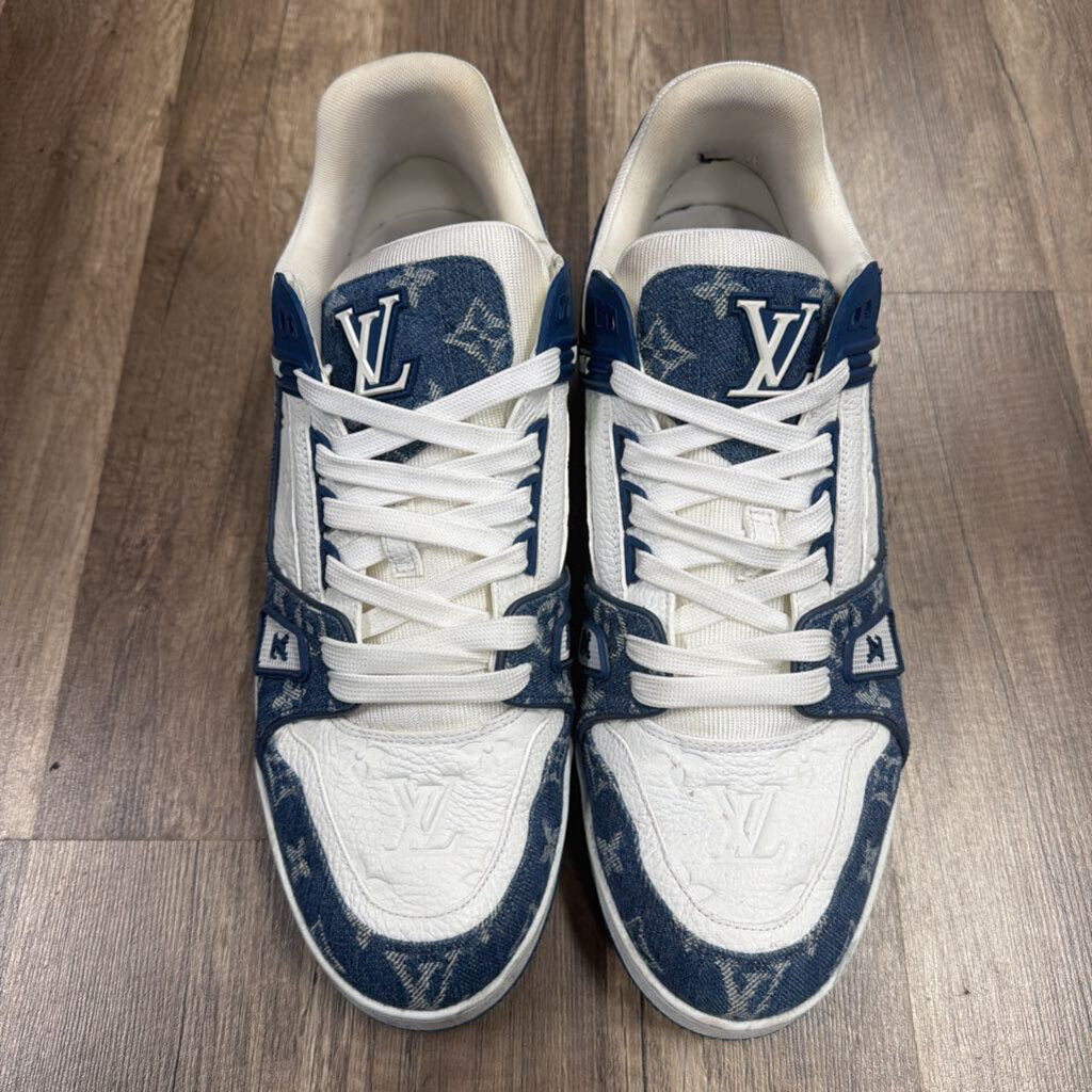 Louis Vuitton Trainer White Denim