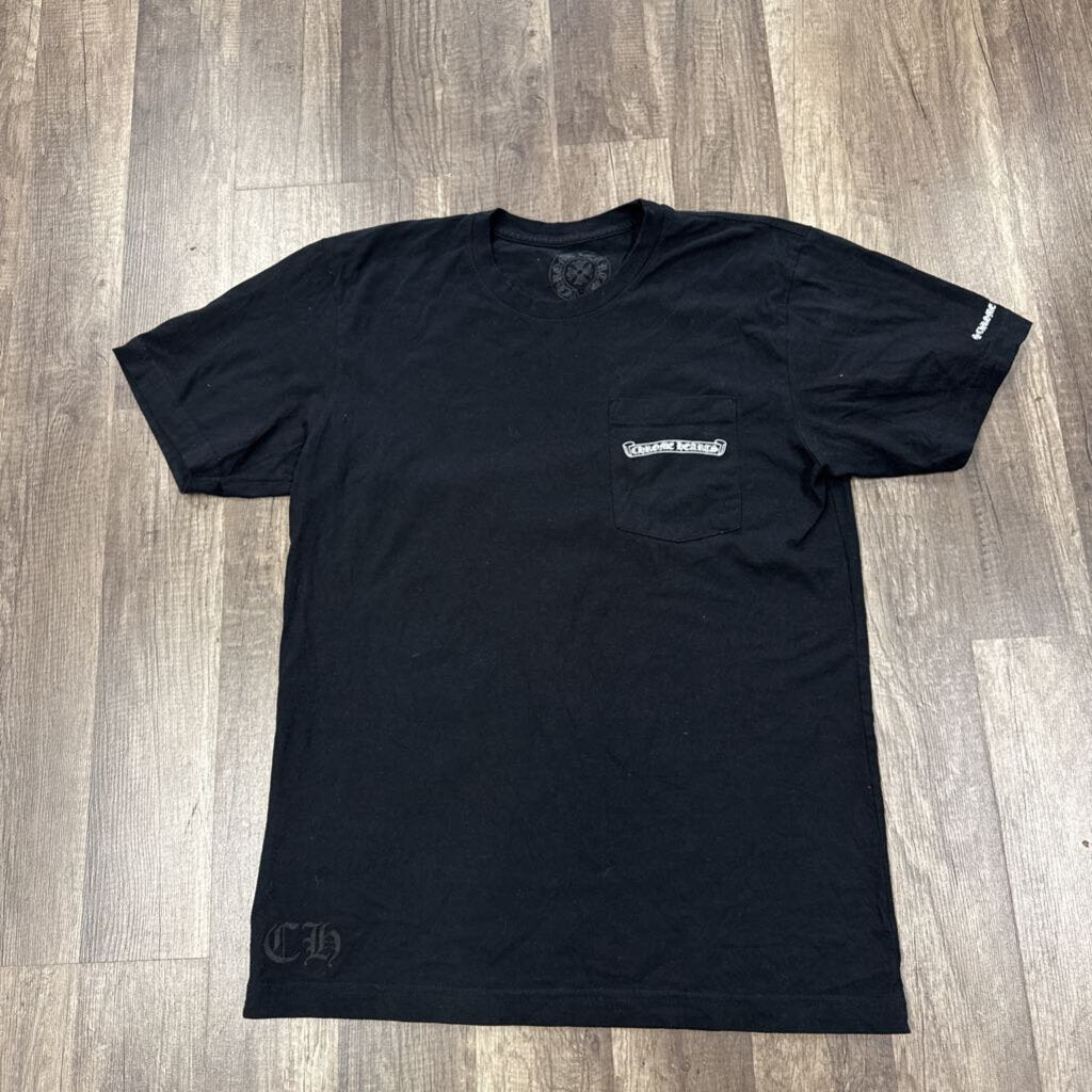 Chrome Hearts Scroll Logo Shirt Black