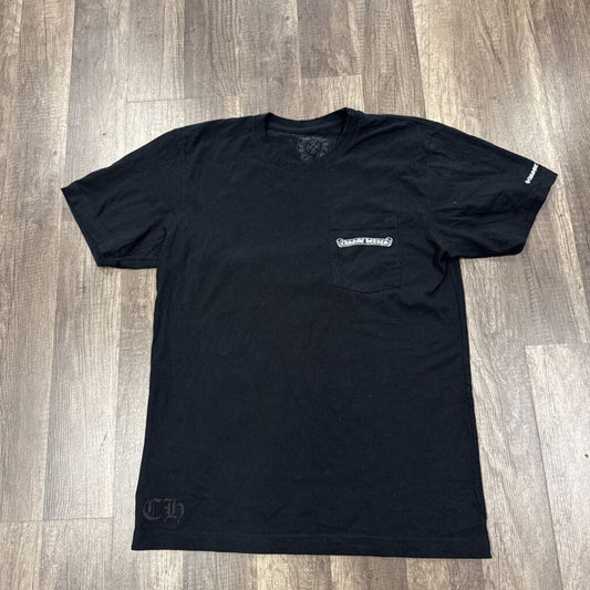 Chrome Hearts Scroll Logo Shirt Black
