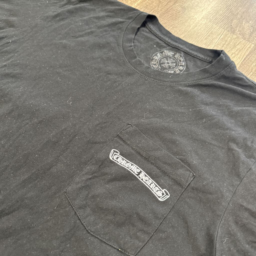 Chrome Hearts Scroll Logo Shirt Black