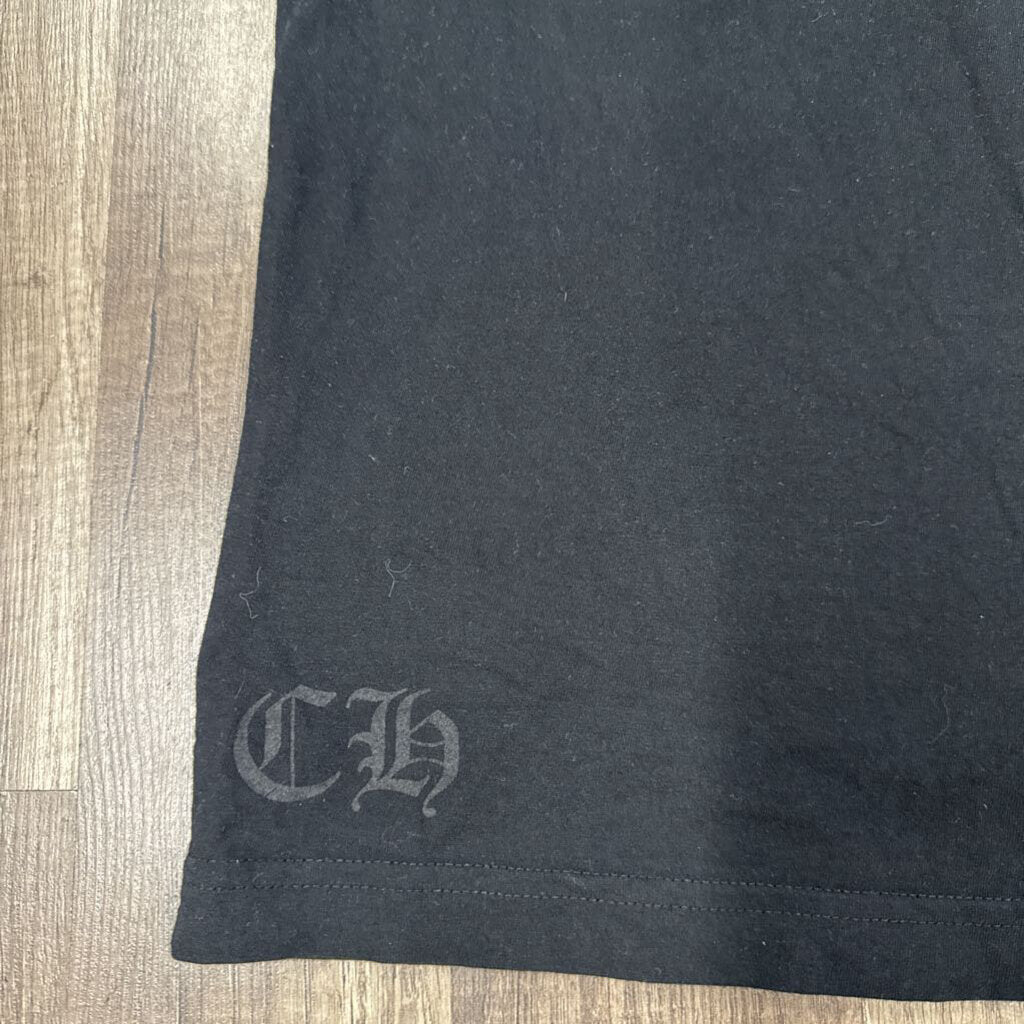 Chrome Hearts Scroll Logo Shirt Black