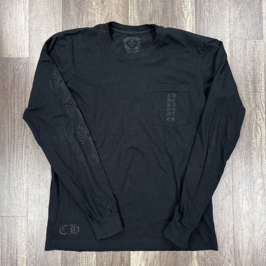 chrome hearts long sleeve triple black Miami