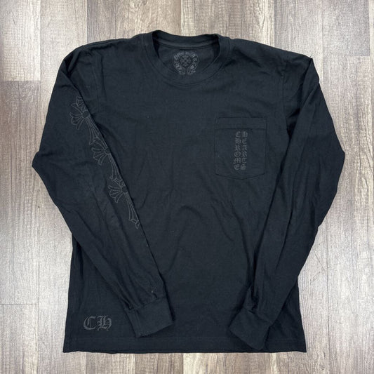 chrome hearts long sleeve triple black Miami