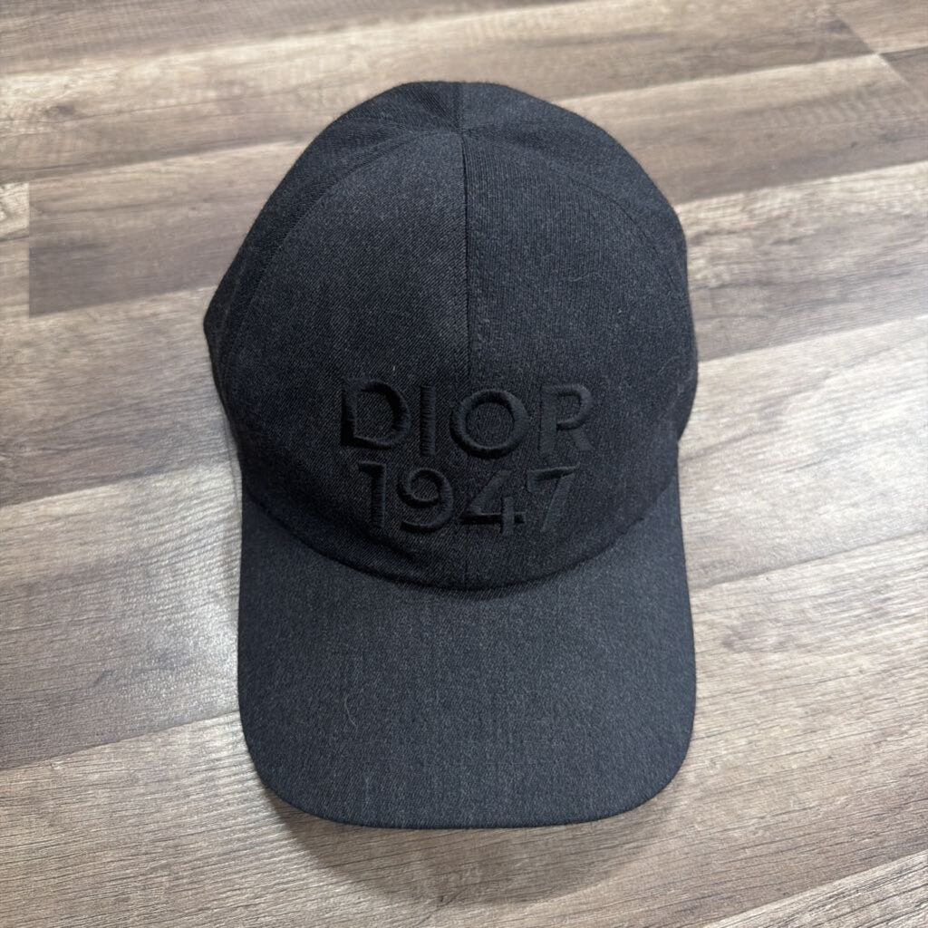 Dior wool hat dark grey