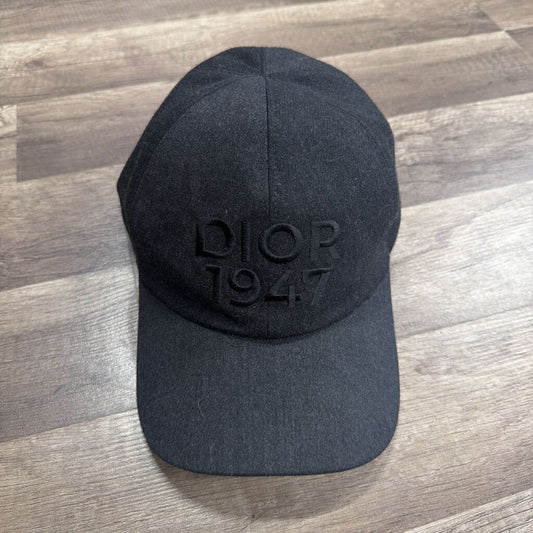 Dior wool hat dark grey