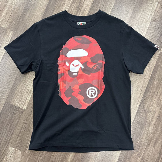 Bape red camo ape head (NEW)