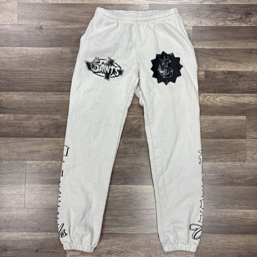 Saints grey logo sweatpants