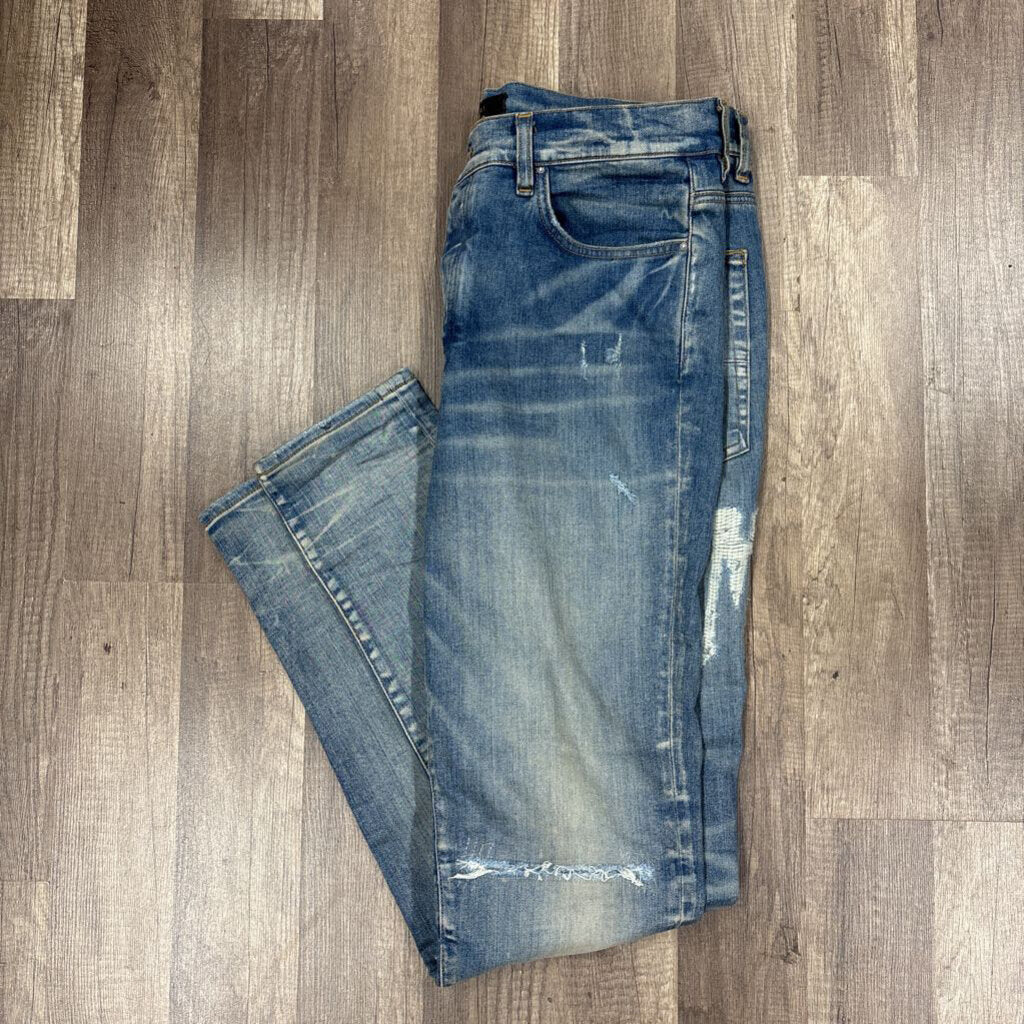 Amiri Jeans MX 1 Stitch logo