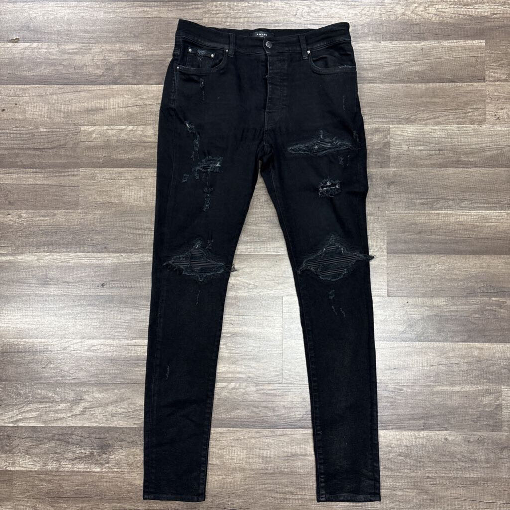 Amiri Jeans MX 1 black patch